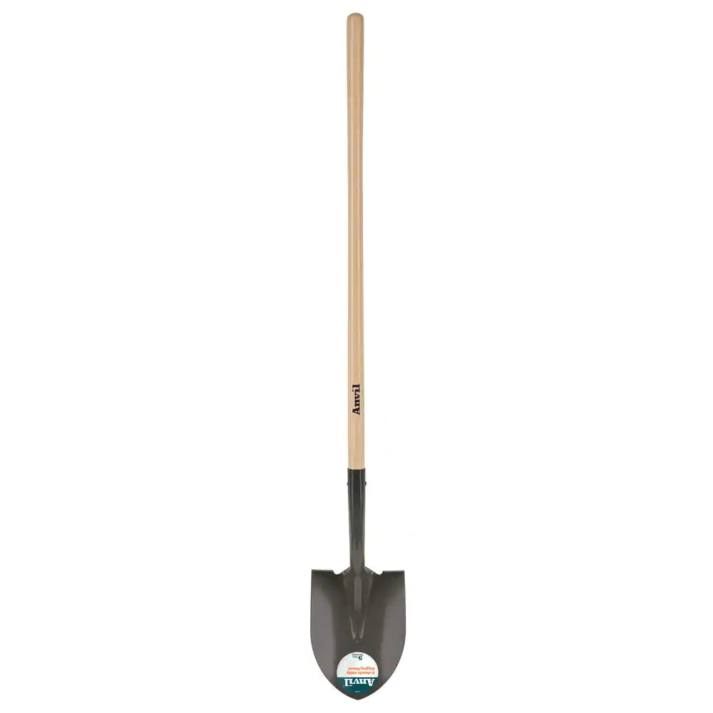 41 In. Handle, Wood Handle Digging Shovel